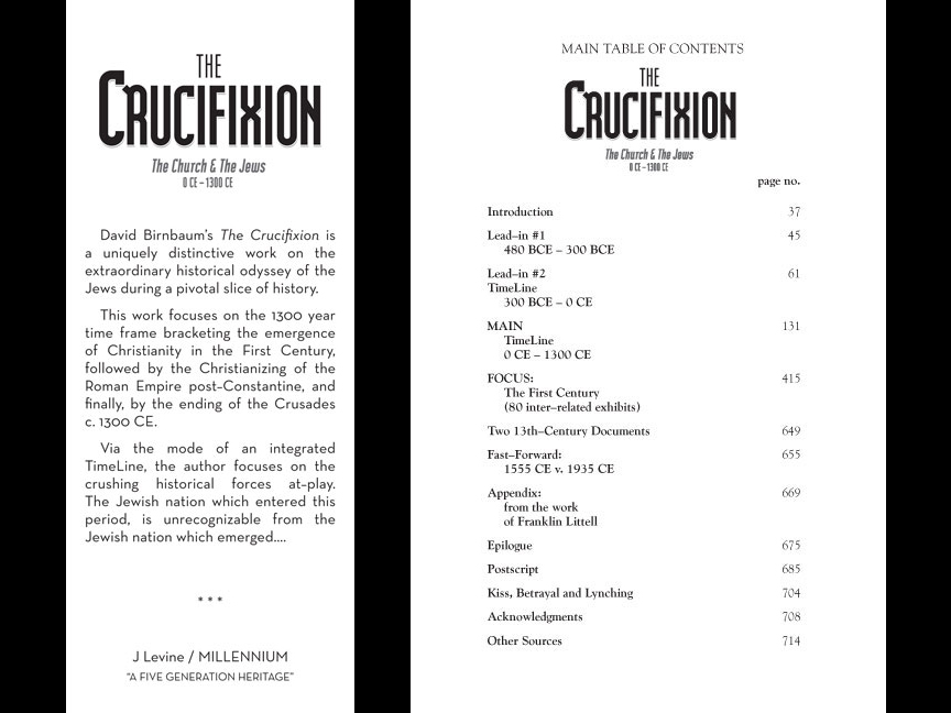 Historian David Birnbaum writer & author:   challenges the Church on  Holocaust Hijacking